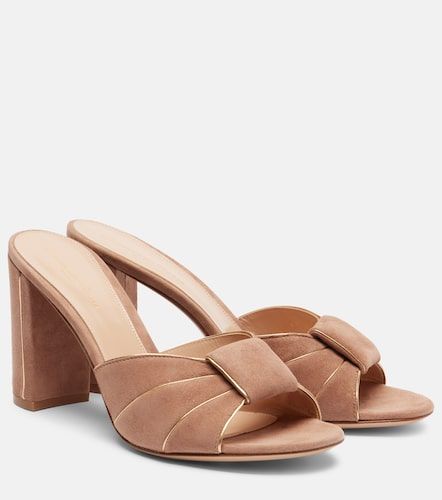 Pantoletten aus Veloursleder - Gianvito Rossi - Modalova
