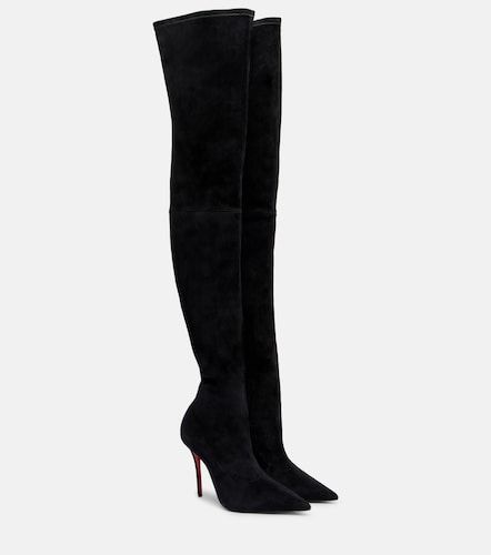 Miss Z 100 suede over-the-knee boots - Christian Louboutin - Modalova