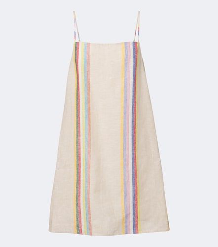 Staud Minikleid Laura aus Leinen - Staud - Modalova