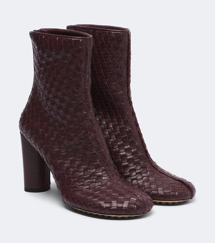 Ankle Boots Intrecciato aus Leder - Bottega Veneta - Modalova