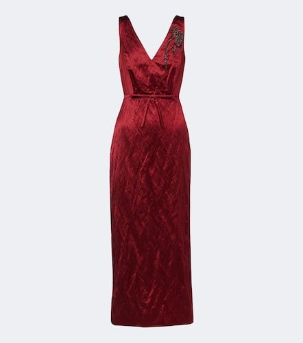 Erdem Abito midi in raso - Erdem - Modalova