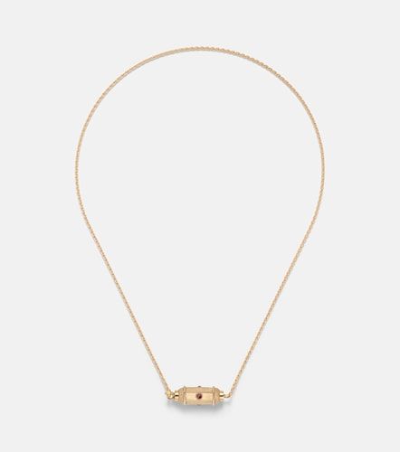 Collar Coco Micro de oro de 18 ct con rubíes - Marie Lichtenberg - Modalova