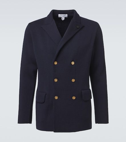 Double-breasted virgin wool blazer - Lardini - Modalova