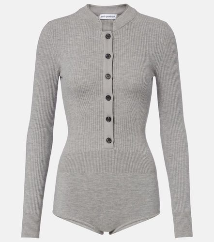 Playsuit aus Rippstrick - Self-Portrait - Modalova