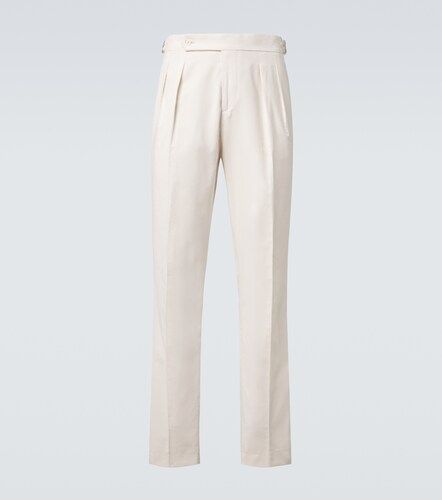 Pantalones rectos de algodón - Brunello Cucinelli - Modalova