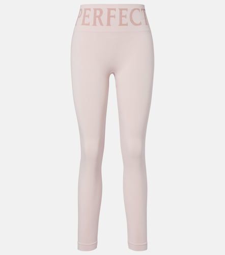 Leggings Perfect in jacquard con logo - Perfect Moment - Modalova