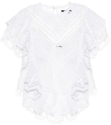 Zainos crochet cotton blouse - Isabel Marant - Modalova