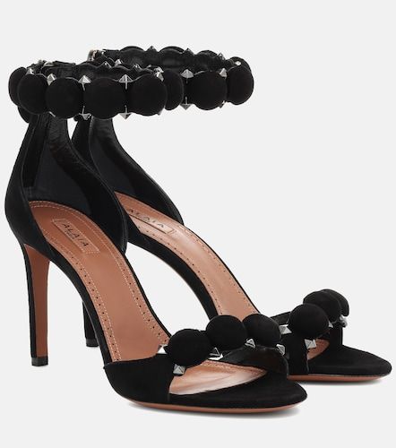 Alaïa Sandali Bombe 90 in suede con borchie - Alaia - Modalova