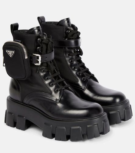 Prada Botines Monolith de piel - Prada - Modalova
