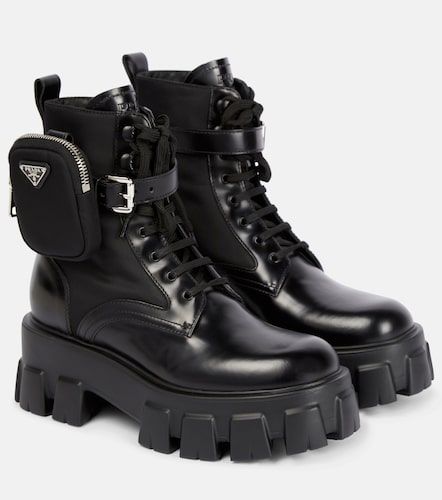 Prada Botines Monolith de piel - Prada - Modalova