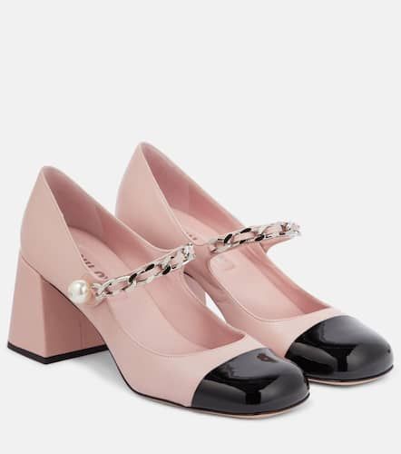 Miu Miu Mary Jane leather pumps - Miu Miu - Modalova