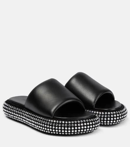Embellished leather platform sandals - JW Anderson - Modalova