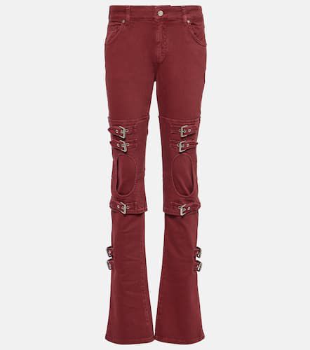 Cutout mid-rise boyfriend jeans - Blumarine - Modalova