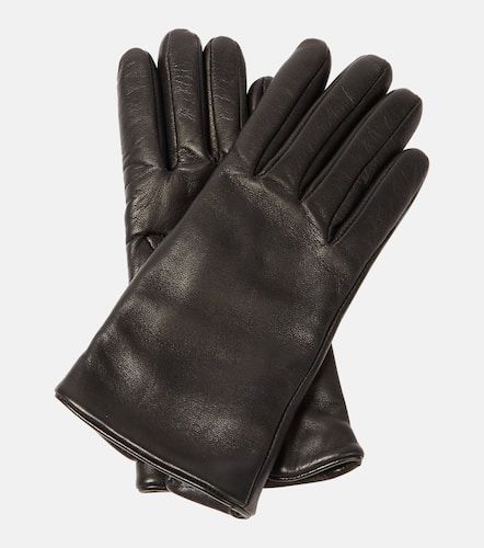 Cassandre leather gloves - Saint Laurent - Modalova