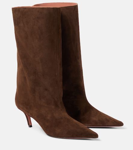 Fiona 60 suede knee-high boots - Amina Muaddi - Modalova