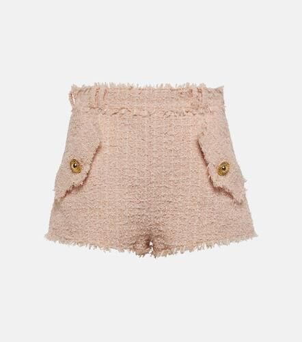 Balmain High-rise tweed shorts - Balmain - Modalova