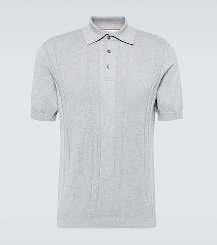 Cotton polo shirt - Brunello Cucinelli - Modalova