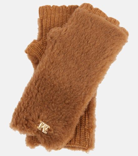 Manny fingerless teddy gloves - Max Mara - Modalova