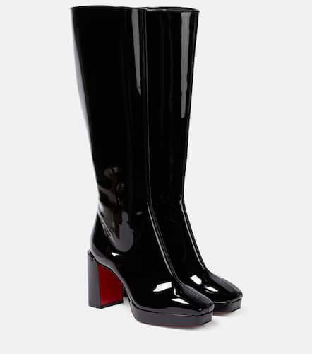 Alleo 90 patent leather knee-high boots - Christian Louboutin - Modalova