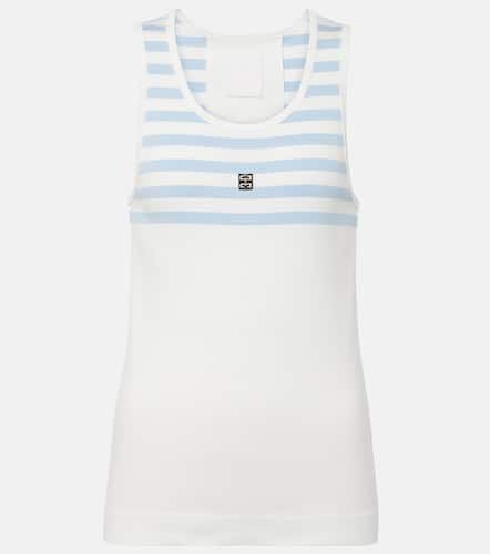 Givenchy 4G striped cotton tank top - Givenchy - Modalova