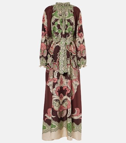 Cerere printed silk voile maxi dress - La DoubleJ - Modalova