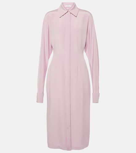 Lugano silk-blend crÃªpe shirt dress - Sportmax - Modalova