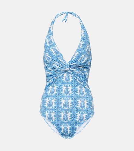 Zanzibar printed halterneck swimsuit - Melissa Odabash - Modalova