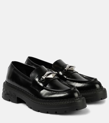 Marlow Diamond leather loafers - Jimmy Choo - Modalova