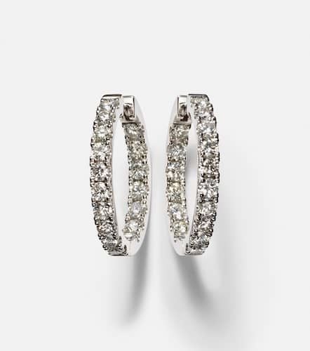 Kt white gold earrings with diamonds - Roxanne First - Modalova