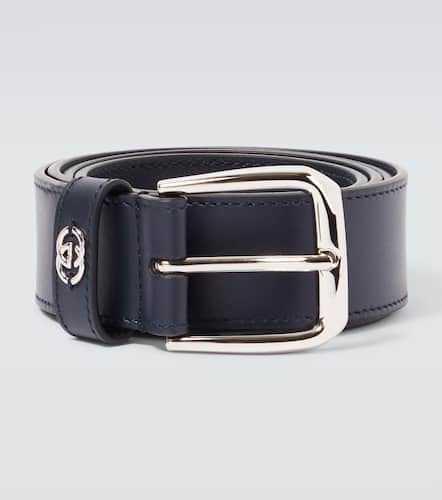 Gucci Interlocking G leather belt - Gucci - Modalova