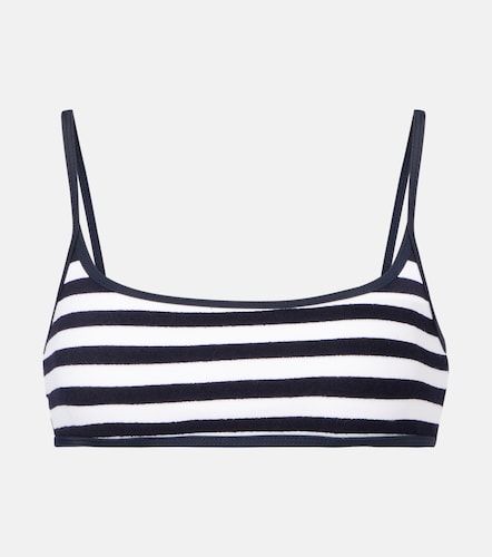 Muse Scoop striped terry bikini top - Jade Swim - Modalova