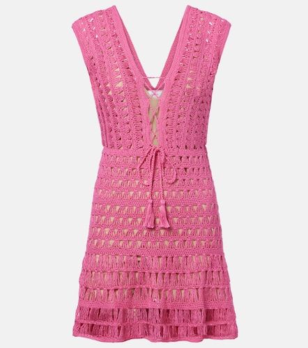Vestido corto Jennifer de croché de algodón - Anna Kosturova - Modalova
