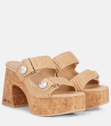 Fayence 95 platform mules - Jimmy Choo - Modalova