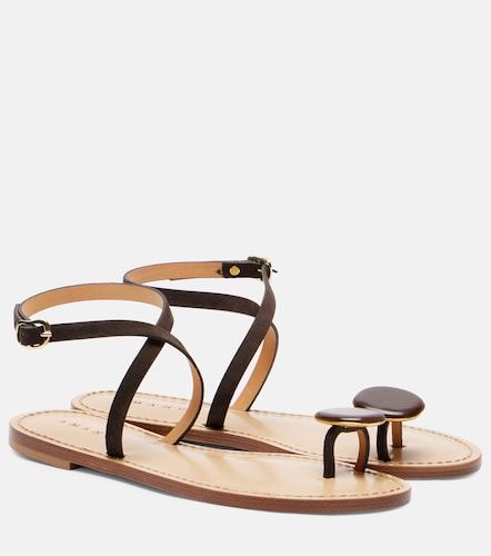 Amanu Kigali suede sandals - Amanu - Modalova