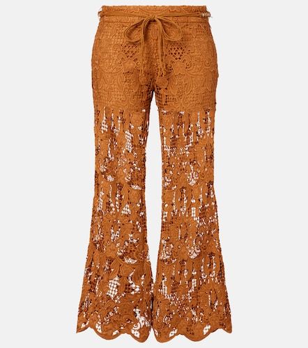 Pantaloni flared Coco in pizzo - Zimmermann - Modalova