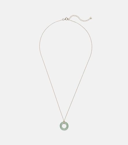 Collana Donut in 14kt con giada - Mateo - Modalova