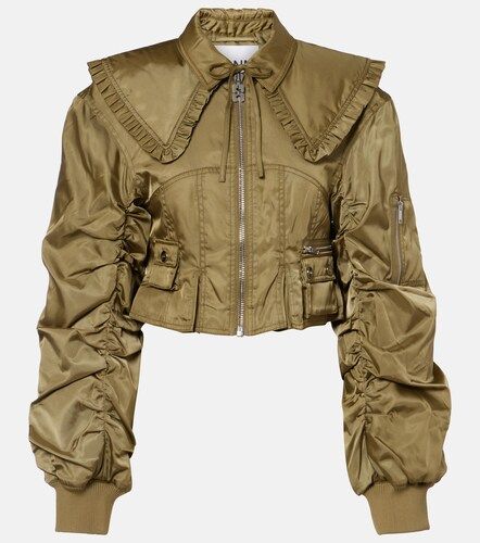 Ganni Cropped-Bomberjacke - Ganni - Modalova