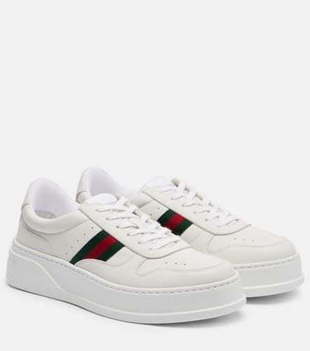 Gucci New Chunky B leather sneakers - Gucci - Modalova