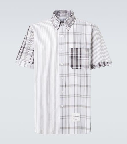 Camisa de algodón a rayas patchwork - Thom Browne - Modalova