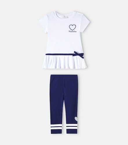Set de top y leggings de algodón - Monnalisa - Modalova