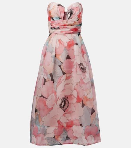 Vestido midi Bridal Bouquet de seda floral - Rebecca Vallance - Modalova