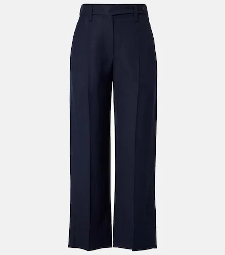 Cropped wide-leg pants - Brunello Cucinelli - Modalova