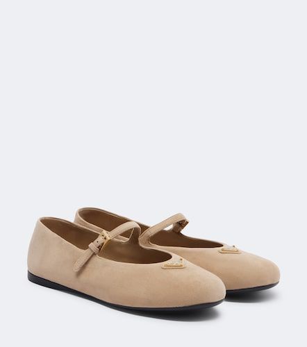 Prada Suede Mary Jane flats - Prada - Modalova