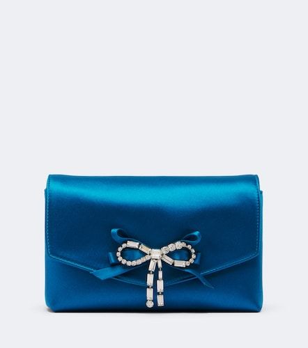 Clutch Soft Bow Mini de satén adornado - Jimmy Choo - Modalova