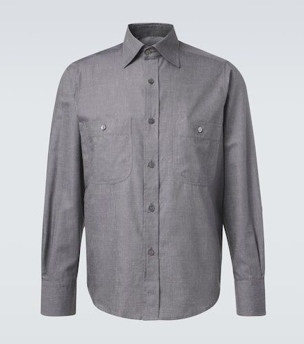 Stòffa Camicia in cotone e seta - Stoffa - Modalova