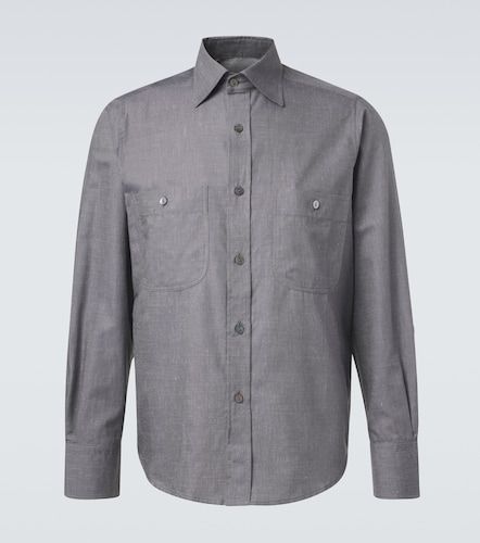 Stòffa Camicia in cotone e seta - Stoffa - Modalova