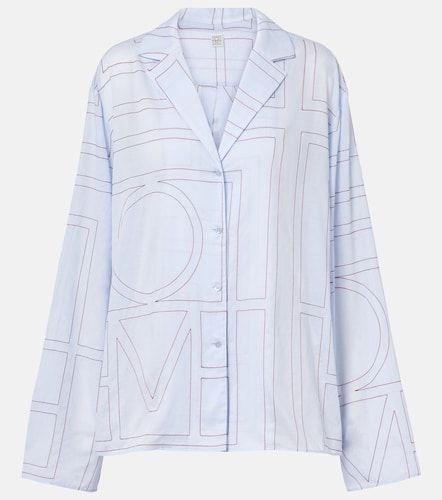 Camicia in misto cotone con ricamo - Toteme - Modalova