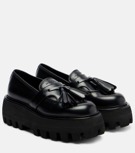 Sofa leather platform loafers - McQueen - Modalova