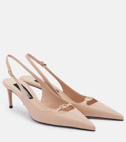Lollo DG leather slingback pumps - Dolce&Gabbana - Modalova