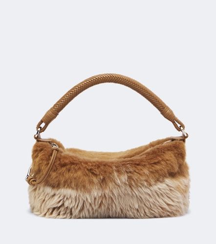 Cala Mini shearling top-handle bag - Loewe - Modalova